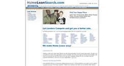 Desktop Screenshot of homeloansearch.com