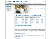 Tablet Screenshot of homeloansearch.com